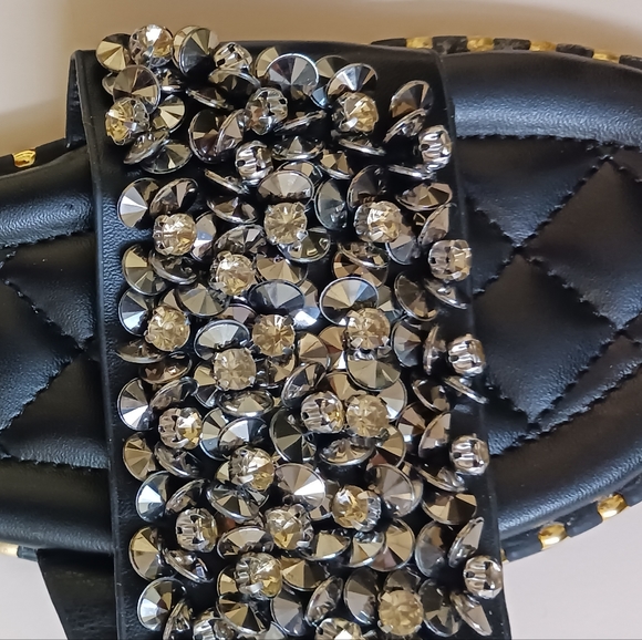NWT Rhinestone Sandals - Picture 4 of 4